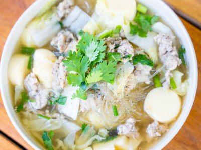 แกงจืดหมูสับ