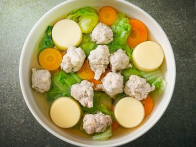 ต้มจืดเต้าหู้หมูสับ